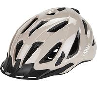 ABUS Casco urbano Urban-I 3.0 - casco de bicicleta con luz trasera, visera y cierre magnético - para hombre y mujer - gris brillante, talla L