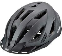ABUS Casco urbano Urban-I 3.0 - casco para bicicleta con luz trasera, visera y cierre magnético - para hombre y mujer