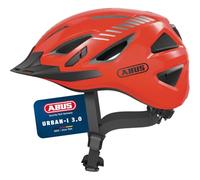 ABUS Casco Urbano Urban-I 3.0 - Casco para Bicicleta con luz Trasera, Visera y Cierre magnético - para Hombre y Mujer