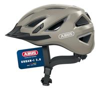 ABUS Casco urbano Urban-I 3.0 - casco para bicicleta con luz trasera, visera y cierre magnético - para hombre y mujer