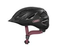 ABUS Casco Urbano Urban-I 3.0 - Casco para Bicicleta con luz Trasera, Visera y Cierre magnético - para Hombre y Mujer
