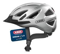 ABUS Casco para bicicleta Urban-I 3.0 con luz trasera, visera y cierre magnético para hombre y mujer