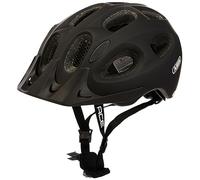 ABUS Casco urbano Youn-I ACE - con luz trasera LED integrada - casco de bicicleta para uso diario - para hombre y mujer - negro, talla S, S (48-54 cm)