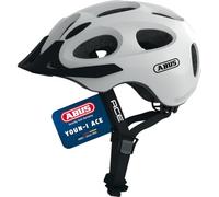 ABUS Casco Urbano Youn-I Ace - Casco de Bicicleta para Uso Diario - con luz LED Trasera integrada - para Hombre y Mujer