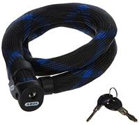ABUS Cerradura de cable blindada Ivera Steel-O-Flex 7200 - cerradura de cable de acero con blindaje de manguitos de acero - nivel de seguridad 7