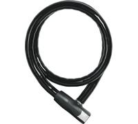 ABUS cerradura de cable blindada Steel-O-Flex Centuro 860 - cerradura de cable de acero con blindaje de manguitos de acero - nivel de seguridad 7-110 cm, negro