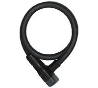 ABUS Antirrobo de cable Microflex 6615K/120 SCLL - Juego de antirrobos para bicicleta con soporte SCLL para el perno de la abrazadera del sillín de la bicicleta - 15 mm - Nivel de seguridad 5 - Negro