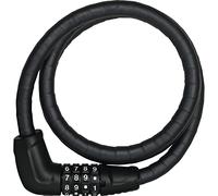 ABUS Cerradura de cable blindada Steel-O-Flex Tresorflex 6615C - cerradura de combinación de cable de acero con blindaje de casquillos de acero - nivel de seguridad 5