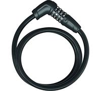 ABUS Cerradura de cable Tresor 6412C - Cerradura de combinación, ajustable individualmente - Cable de acero con revestimiento de plástico - Nivel de seguridad 4