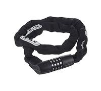 ABUS Cerradura de cadena Tresor 1385/75 - cerradura de combinación de acero templado - cadena cuadrada de 6 mm de grosor - nivel de seguridad 6 - 75 cm - negro