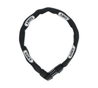 ABUS Cerradura de cadena Tresor 1385 - cerradura de combinación de acero templado - cadena cuadrada de 7 mm de grosor - nivel de seguridad 7 - 110 cm - negro