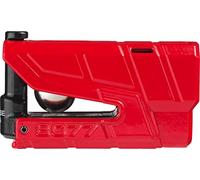 ABUS Cerradura de disco de freno GRANIT Detecto XPlus 8077 - Cerradura de moto con alarma y cilindro XPlus - Nivel de seguridad 18 - Amarillo