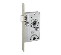 ABUS - Cerradura de embutir para puertas de inodoro ES WC L S 55 78 24-61767, plata