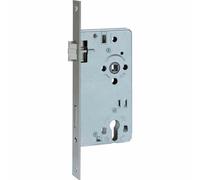 ABUS Cerradura De Embutir Seguridad Para Puerta DIN 3 Plateada Universal