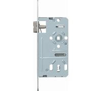 ABUS Cerradura empotrada ES Universal en S con llave de barba coloreada plateada D-58392