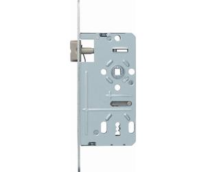 ABUS Cerradura empotrada ES Universal en S con llave de barba coloreada plateada D-58392