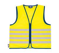 ABUS chaleco de advertencia para niños Lumino Reflex Vest Kids - chaleco de seguridad para una mejor visibilidad de día y de noche - con cremallera