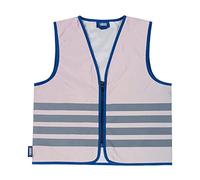 ABUS chaleco de advertencia para niños Lumino Urban Vest Kids - chaleco de seguridad totalmente reflectante para una mejor visibilidad nocturna - con cremallera - talla M
