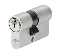 ABUS Cilindro corto C51TI ST 21/26 - Cilindro para puertas de cristal, puertas metálicas y puertas de entrada finas, cierre uniforme, incluye 3 llaves