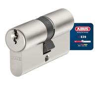 ABUS Cilindro de Perfil E20NP 30/30 - Juego de 2 Cerraduras para Puertas
