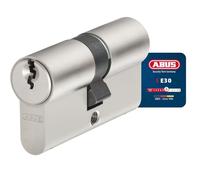 Abus Cilindro perfilado E30NP 30/60, incluye 5 llaves, 59791, 1 pieza, níquel pulido