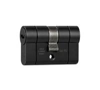 ABUS - Cilindro de puerta D66PS negro con función desmontable y característica pre-Snap, 30 x 30 mm, 5 llaves incluidas