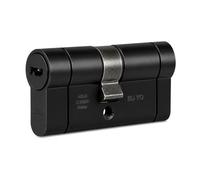 ABUS - Cilindro de puerta D66PS negro con función desmontable y característica pre-Snap, 30 x 40 mm, 5 llaves incluidas