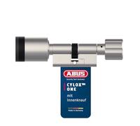 ABUS Cilindro electrónico Cylox One - Apertura de puertas sin llave - Cilindro de cierre inteligente con protección contra taladros - Apertura mediante pomo exterior - Longitud exterior/interior del