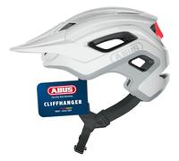ABUS Cliffhanger Casco MTB de Bicicleta, Shiny White, S