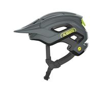 ABUS Casco MTB CliffHanger MIPS – protección MIPS y gran ventilación – Concrete grey L