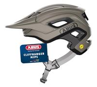 ABUS Cliffhanger MIPS Casco MTB Bicicleta de Montaña, Dust Grey, S