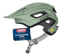 ABUS Cliffhanger MIPS Casco MTB Bicicleta de Montaña, Mist Green, S