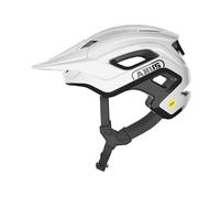 ABUS Casco MTB Cliffhanger MIPS – protección contra impactos, gran ventilación – blanco brillante, S
