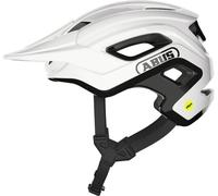 ABUS Casco MTB Cliffhanger MIPS – protección contra impactos, gran ventilación – blanco brillante, S