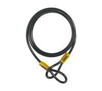 ABUS Cobra 10 - Cable de acero recubierto de plástico para accesorios de bicicleta y moto, 2 metros de largo, 10 mm de grosor