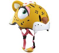 Abus Crazy Safety - Casco de Ciclismo Infantil para Bicicleta de Carretera, Color Amarillo,Talla S