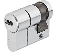Abus D66psn H-box Demi-cilindro Europeo 10/40 Pre-snap Nivel 6 En Níquel, Protección Antiextracción, 5 Llaves Reversibles, 6 Pines, Para Interior