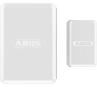 ABUS Detector de Apertura Sensor One para Puertas y Ventanas - Sensor Inteligente de Ventana y Puerta con Control de aplicación - Mensajes Push e indicador de Estado - Blanco