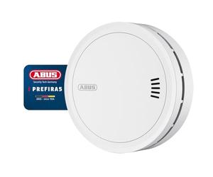 ABUS Detector de Humo Prefira 5 - Certificado, Batería 5 Años | 85 dB, recalibración automática antipolvo, malla antiinsectos, apto para hogar y autocaravana, fácil instalación