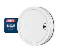 ABUS Detector de Humo Prefira Connect - Inalámbrico, Certificado Q-Label | Interconectable hasta 15 unidades, batería de 10 años, triple reducción de falsas alarmas, montaje adhesivo o magnético