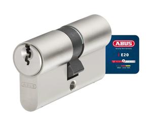 ABUS E20NP Profilzylinder-Set - Silber