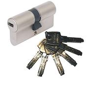 ABUS EC550 - Bombín cilíndrico para puerta (largo 35/55 mm, incluye 6 llaves)