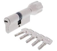 ABUS EC550 - Cerradura Bombín cilíndrico con pomo (55 x 35 mm, con 5 llaves)