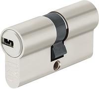 ABUS EC550NP Cilindro perfilado EC550 NP, LG 45/65 mm, 3, Llave Reversible, Plata, 45/65