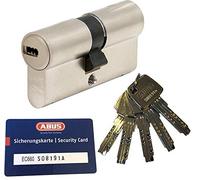 Abus EC660 Perfil Cilindro Doble Longitud (a / B) 30 / 40mm (C = 70mm) con 5 Llaves, con Tarjeta de Seguridad