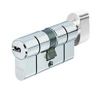 Abus - Eurocilindro puntos niquel 5 K y T Pomo lado 40mm