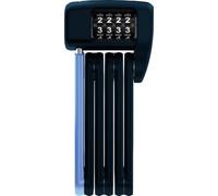 ABUS Faltschloss Bordo Lite 6055C con código numérico, 60 cm, Negro/Azul | Candado plegable de acero especial, nivel seguridad 7, 60 cm, 460 g, código 4 dígitos