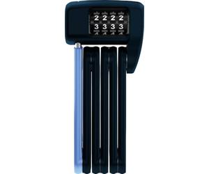 ABUS Faltschloss Bordo Lite 6055C con código numérico, 60 cm, Negro/Azul | Candado plegable de acero especial, nivel seguridad 7, 60 cm, 460 g, código 4 dígitos