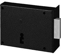 Abus FC0461204A SA H PDT 95G - Cerradura de aplicar, con asa, horizontal, cierre de llave, para apertura exterior izquierda, 81 x 95