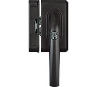 ABUS fo500 N B - Cerrojo para ventana, 1 pieza, AL0089, marrón, 71322 | Cilindro de presión, nivel de seguridad 10, mandril de 30 mm, resistencia a la presión de más de 1 tonelada, para plástico